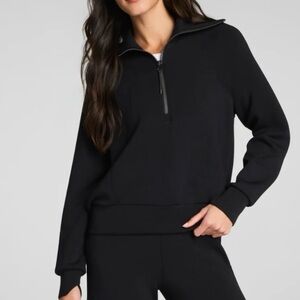 SPANX AirEssentials Half Zip Sweatshirt size XS